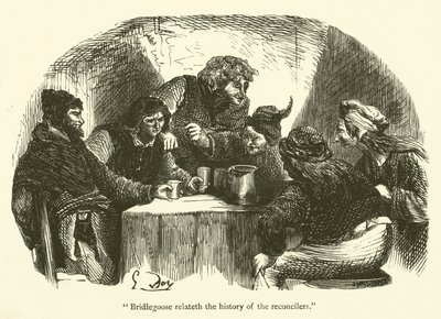 Ilustracja do dzieł Rabelais autorstwa Gustave after Dore